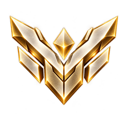 Gold rank badge